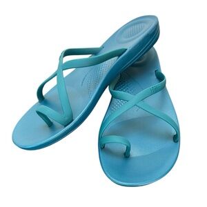 Fitflop‎ IQushion Teal Slide Sandals Size 11
Comfort Summer Casual